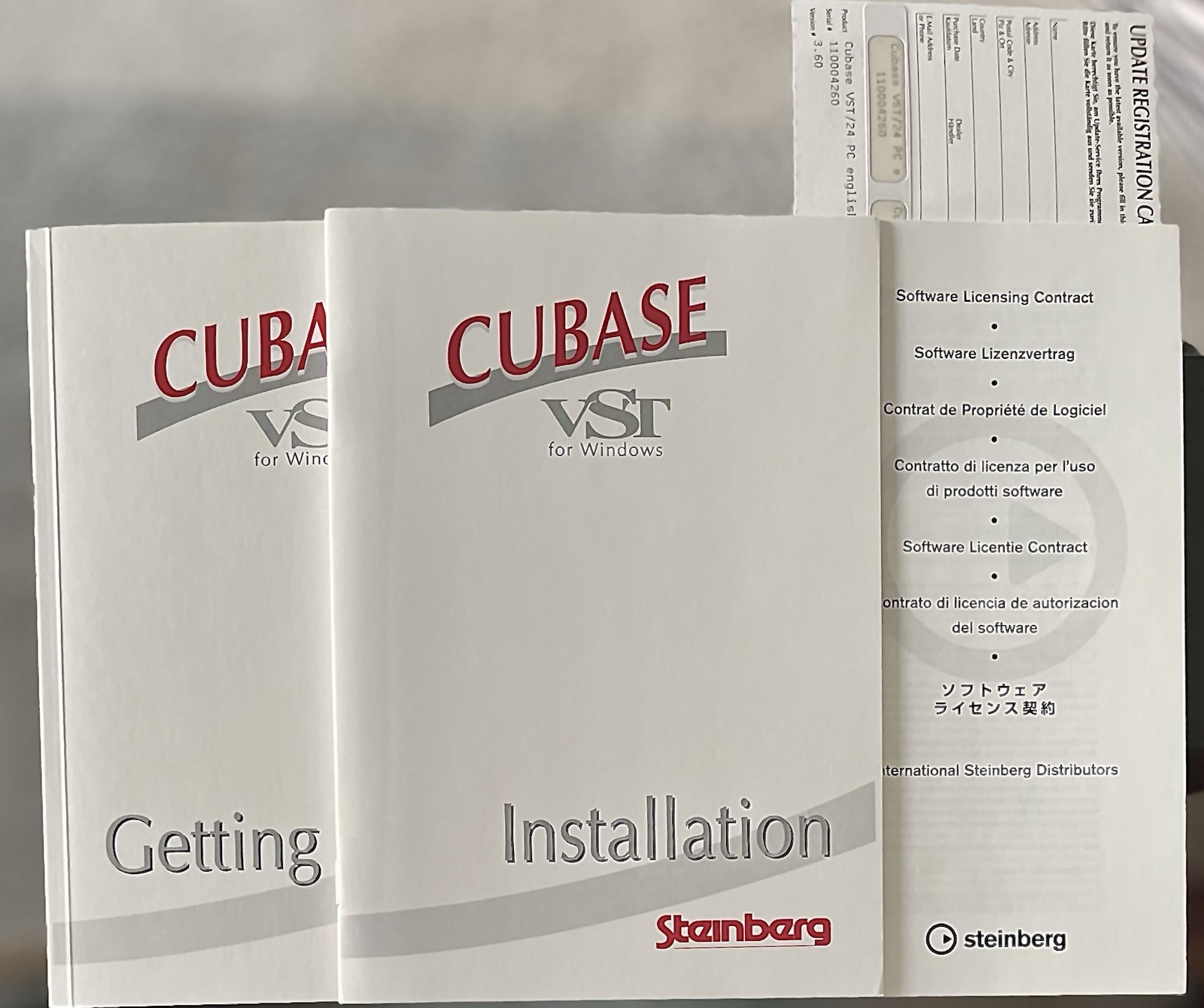Cubase VST/24 • 3.6 Studio Recording Software DAW Complete In Big Box PC Windows