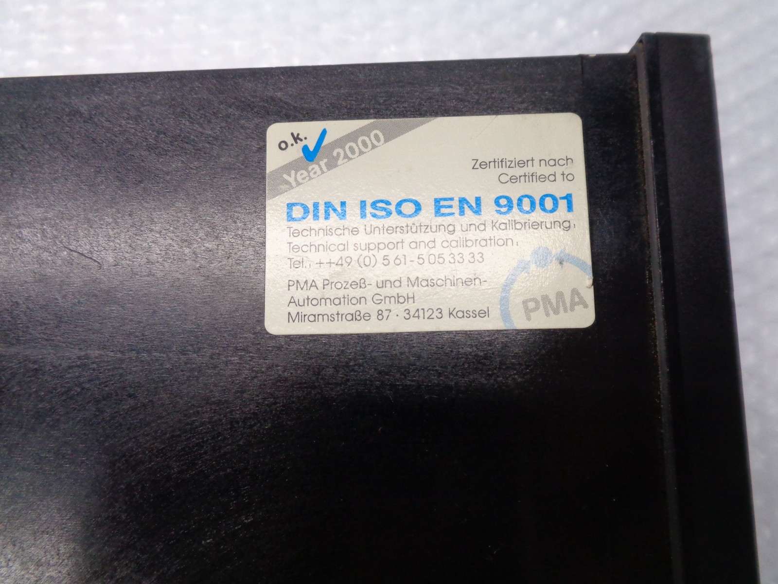 PMA DIN EN 9001 TEMPERATURE REGULATOR UNMP