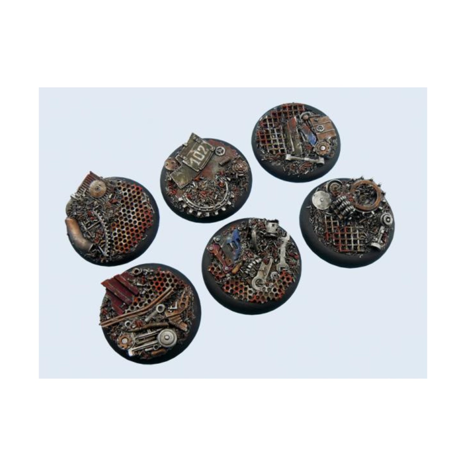 Micro Art Mini Base Trash 40mm Trash - Warmachine Round Bases Pack New