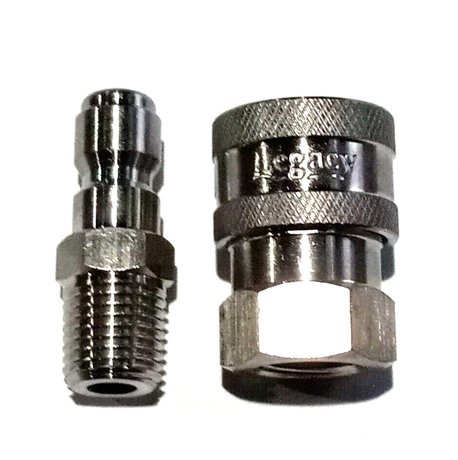 Legacy 8.707-125.0 Stainless Pressure Washer Hose 3/8 Quick Coupler Socket Set