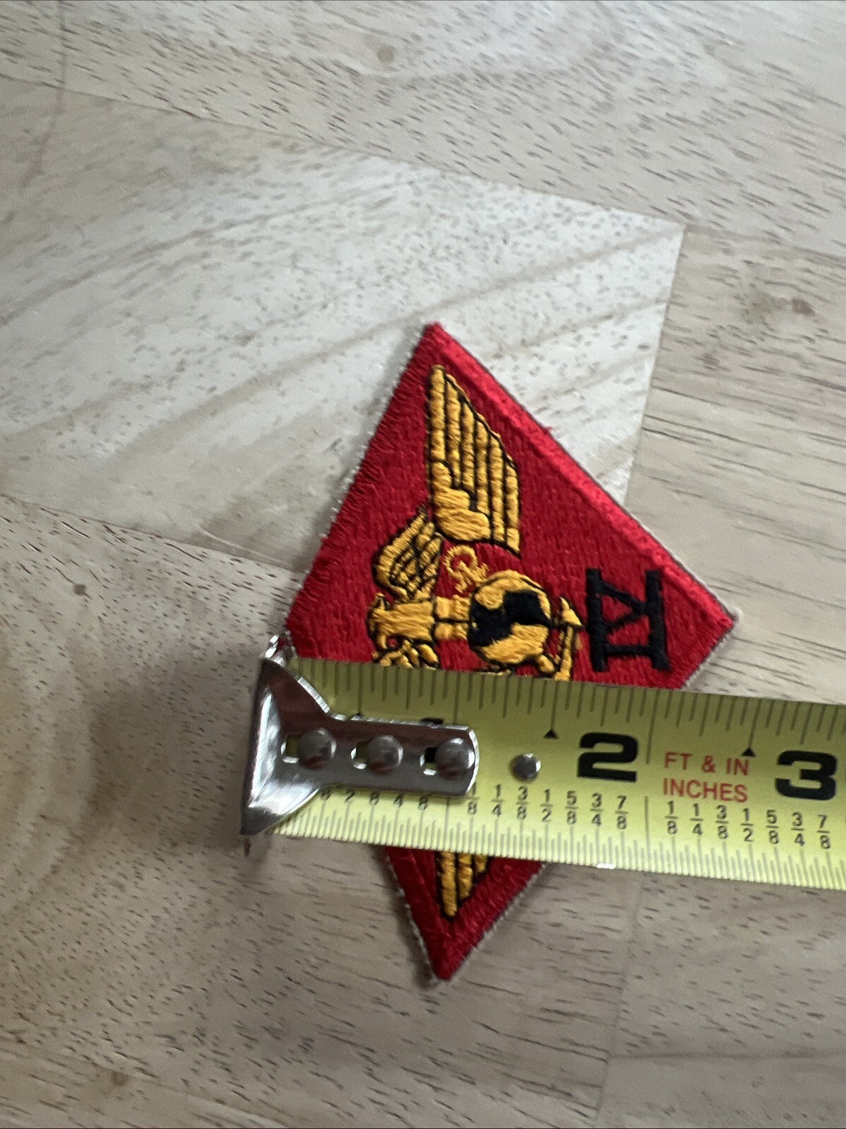 US 4th MARINES AIRCRAFT WING Patch-VINTAGE USMC