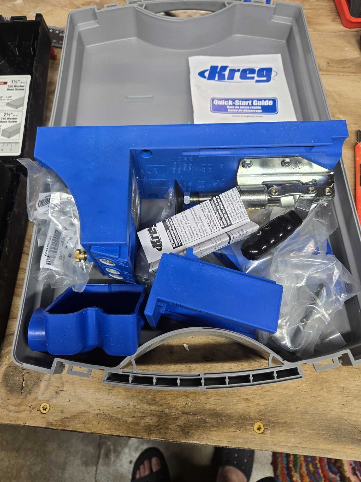 Kreg K4MS Pocket Hole Jig Plus Screw Kit