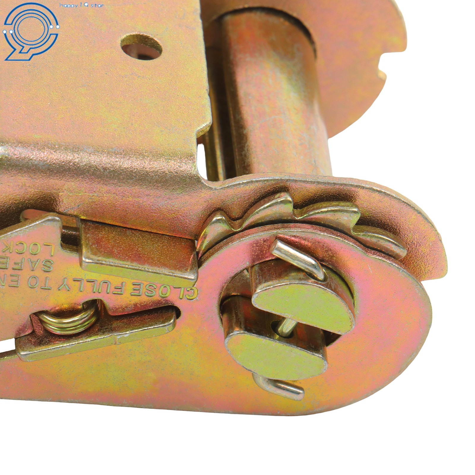 4pcs E Track Wheel Chock 2 Pack 2" X 15' E Track Ratchet Straps Alloy Steel
