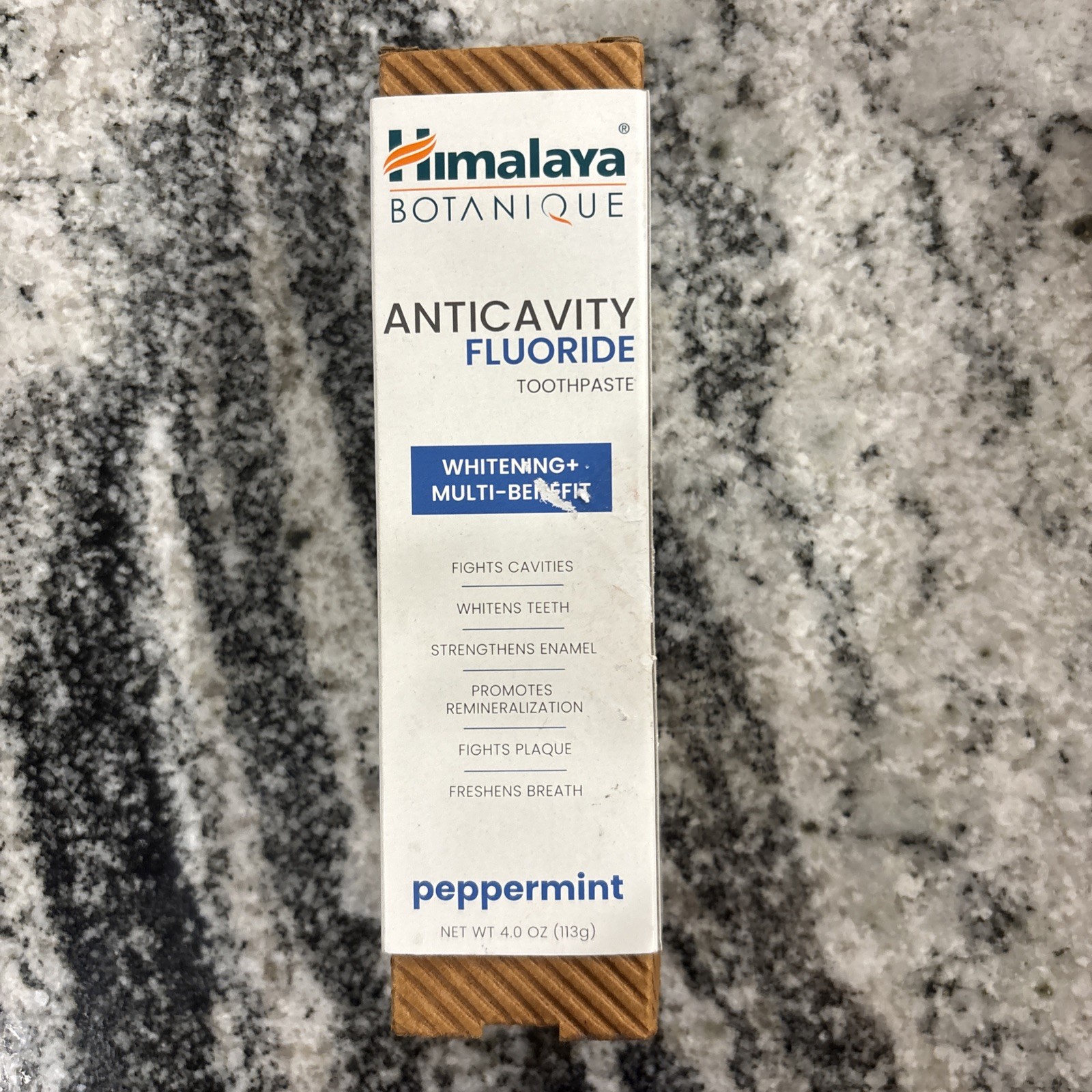 Himalaya Botanique Anticavity Fluoride Toothpaste, 4 Ounce Peppermint Flavor