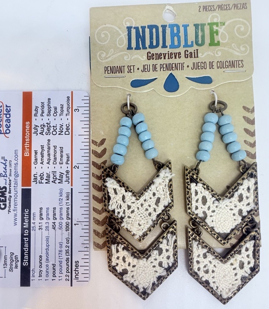 Boho Macrame Chandelier Earring Bases