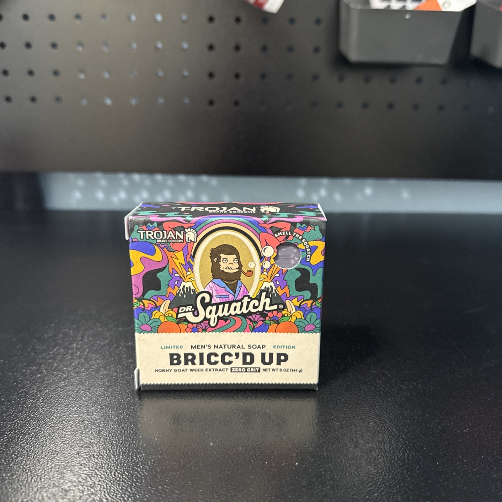 Dr Squatch Bricc’d Up Trojan Condoms Limited Edition Bar Soap Zero Grit