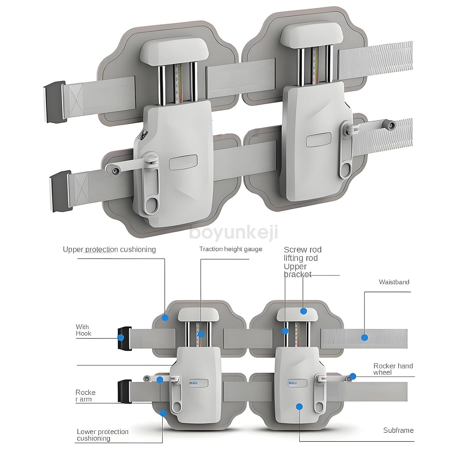 Lumbar Traction Device,Spinal Decompression Devices，lumbar decompression belt