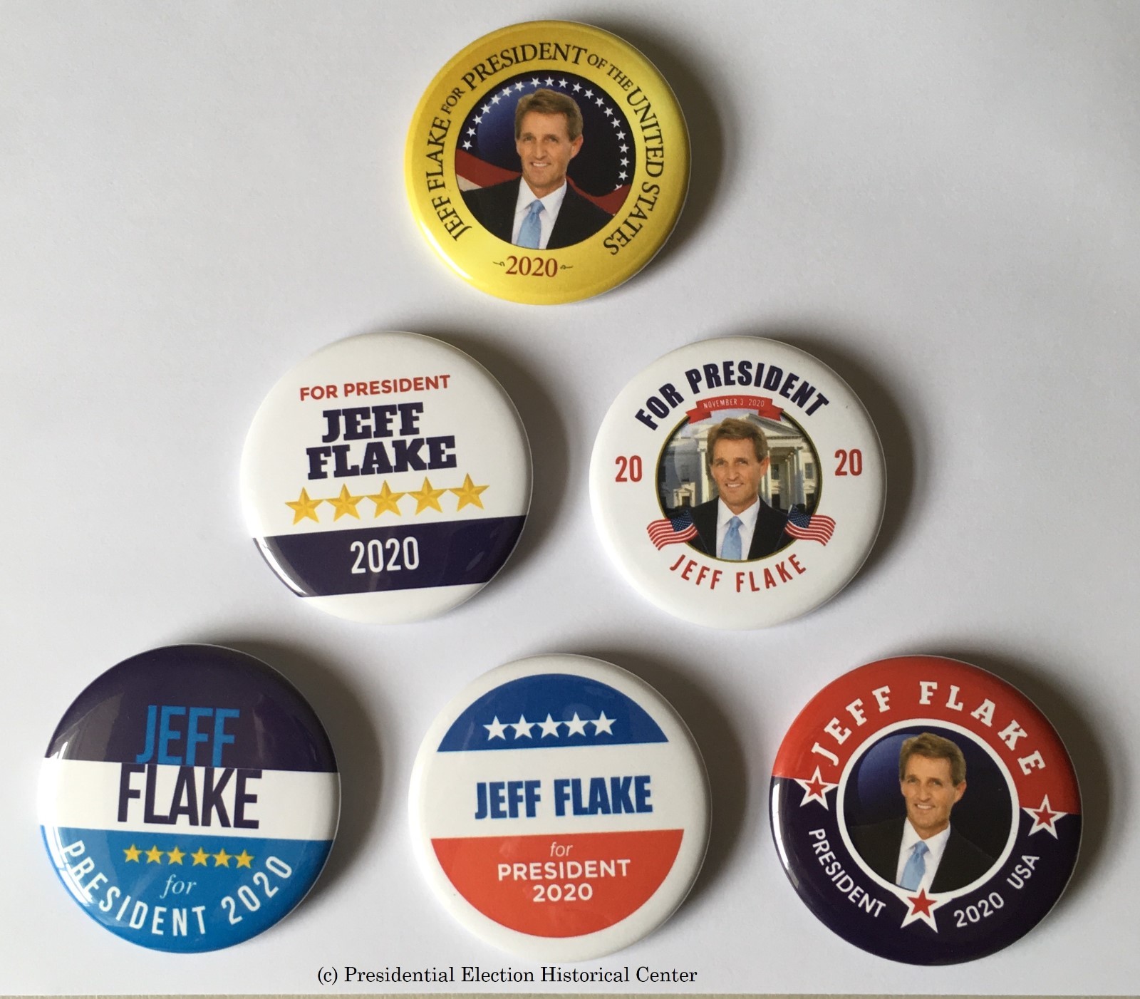 Jeff Flake 2020 Presidential Hopeful Set of 6 (FLAKE-701-ALL)