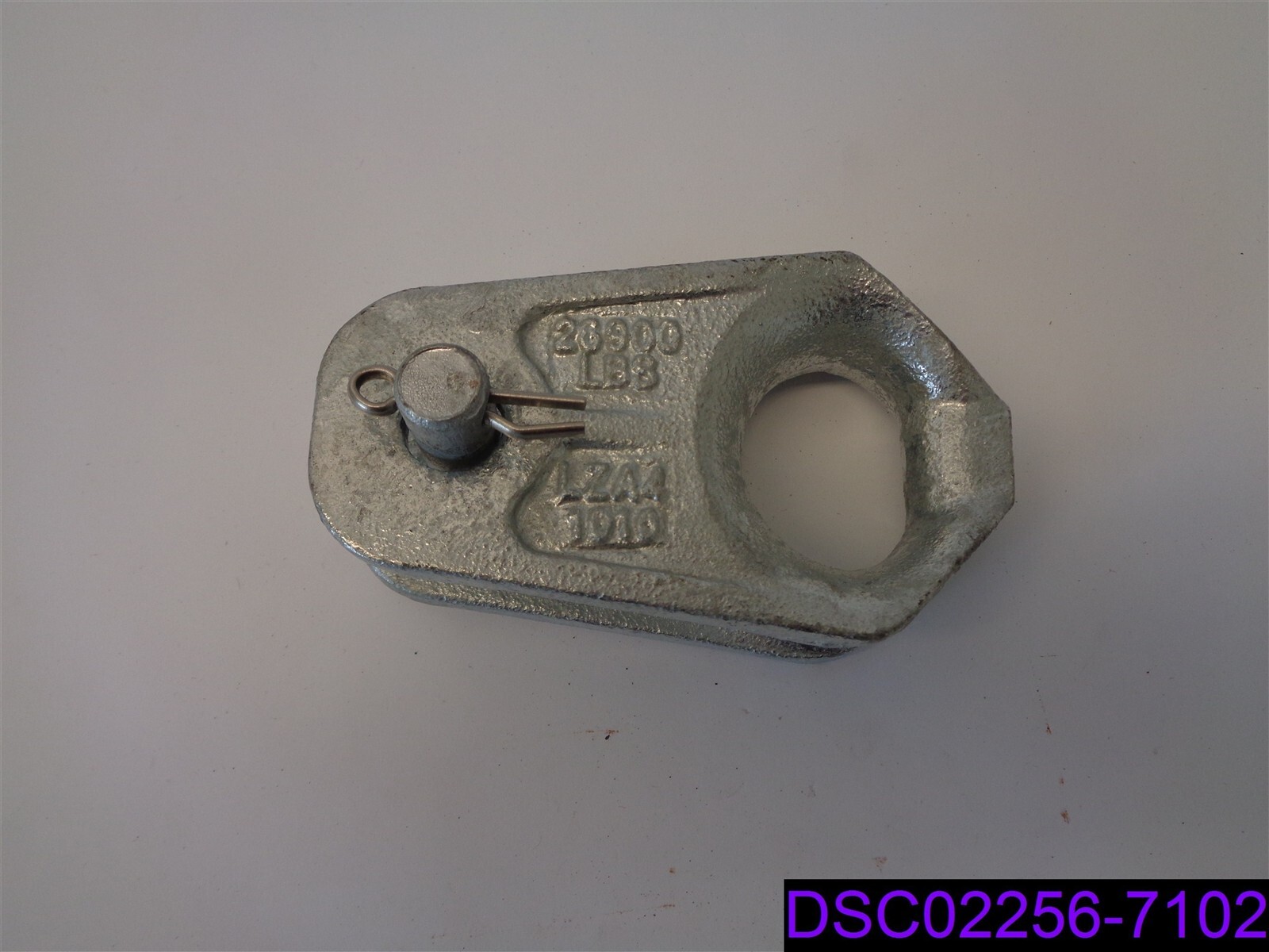 PLP CN Guy Wire Rope Galvanized Thimble Clevis 26,900 lb LZA4 TC-5F