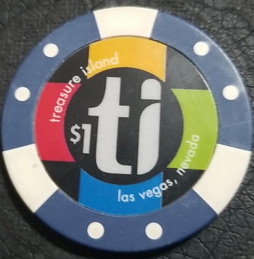 $1 Treasure Island Hotel & Casino Chip Las Vegas...Great Condition!!