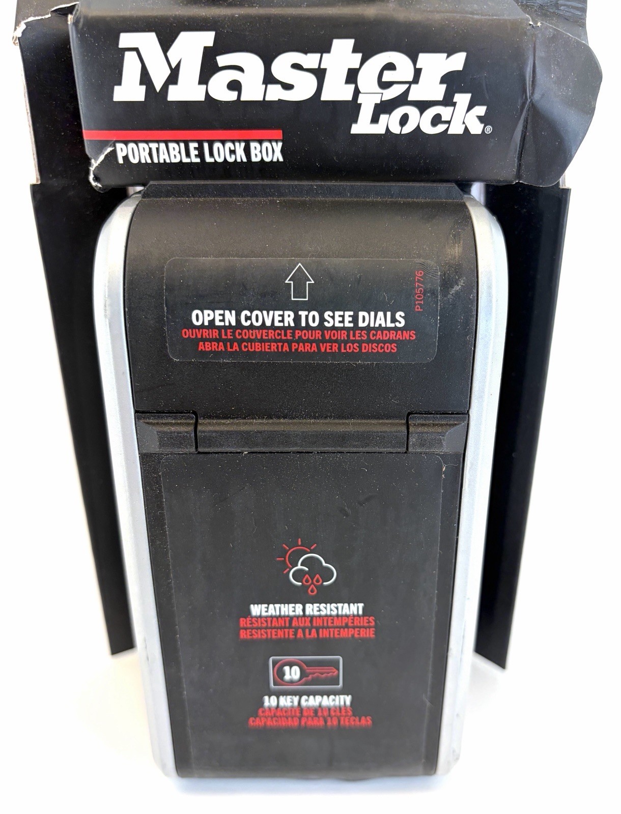 Master Lock Large Outdoor Lock Box W/ Combination Dial & Removable Shackle 5480D