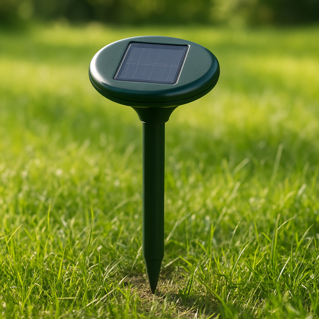 Solar Mole and Snake Repeller for Lawn & Garden (Rechargeable)