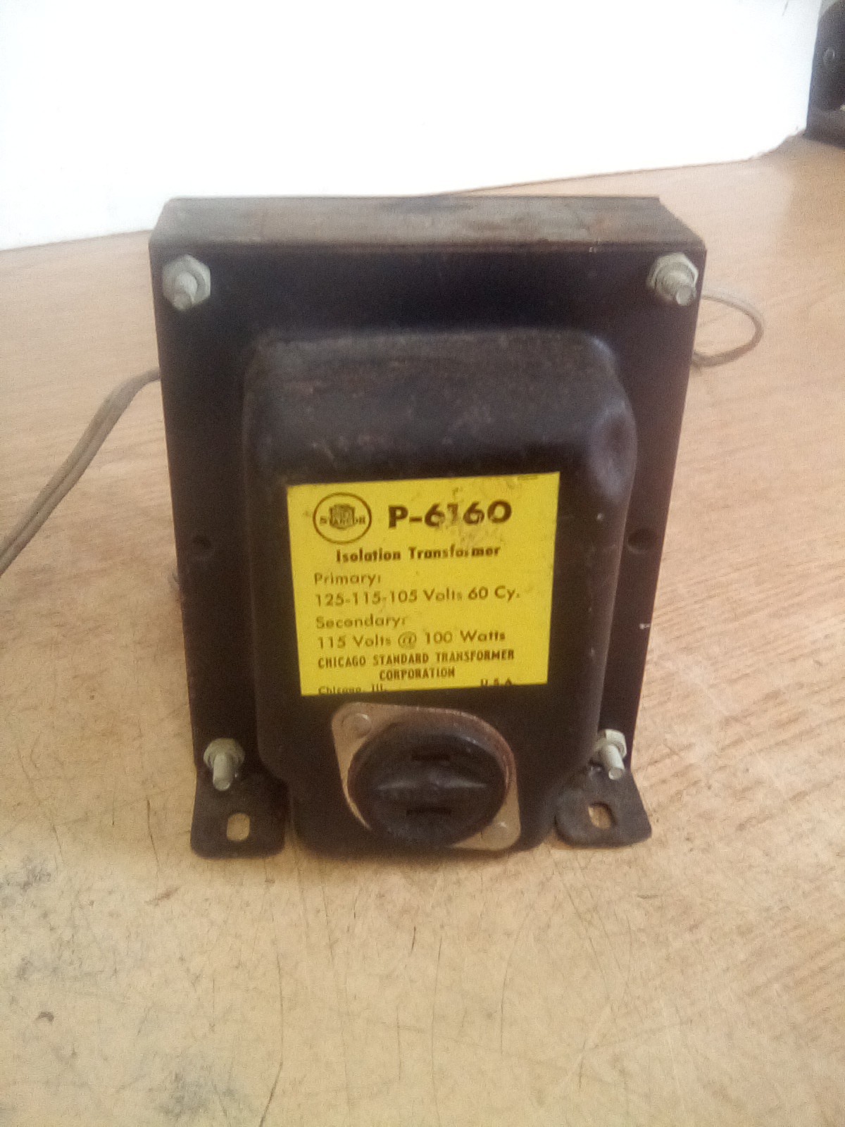 Vintage Stancor P-6160 Isolation Transformer 115V 60Cy