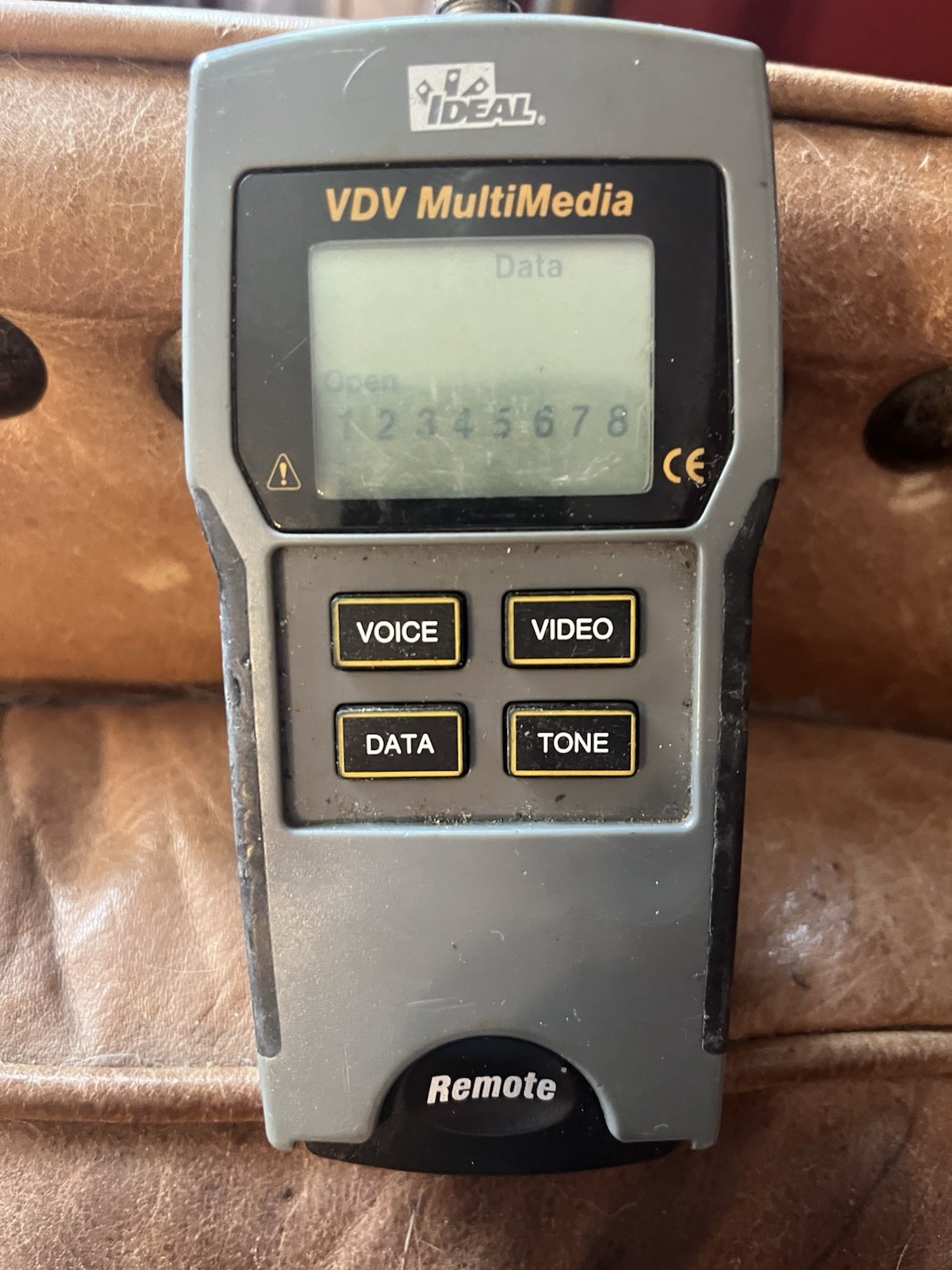 IDEAL VDV MultiMedia Cable Tester w/ Remote RJ45 RJ11 Coax Tested Working