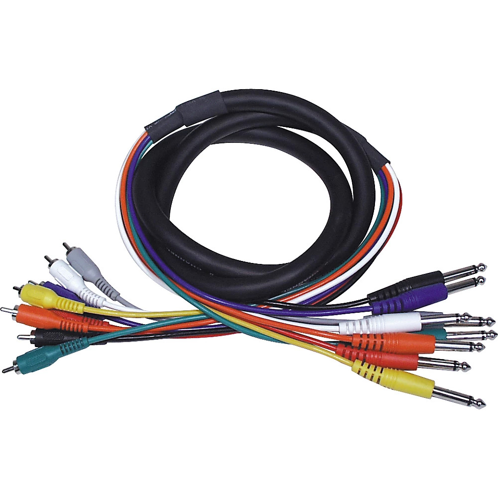 Hosa RCA-1/4" 8-Channel Recording Snake  6.6 ft.