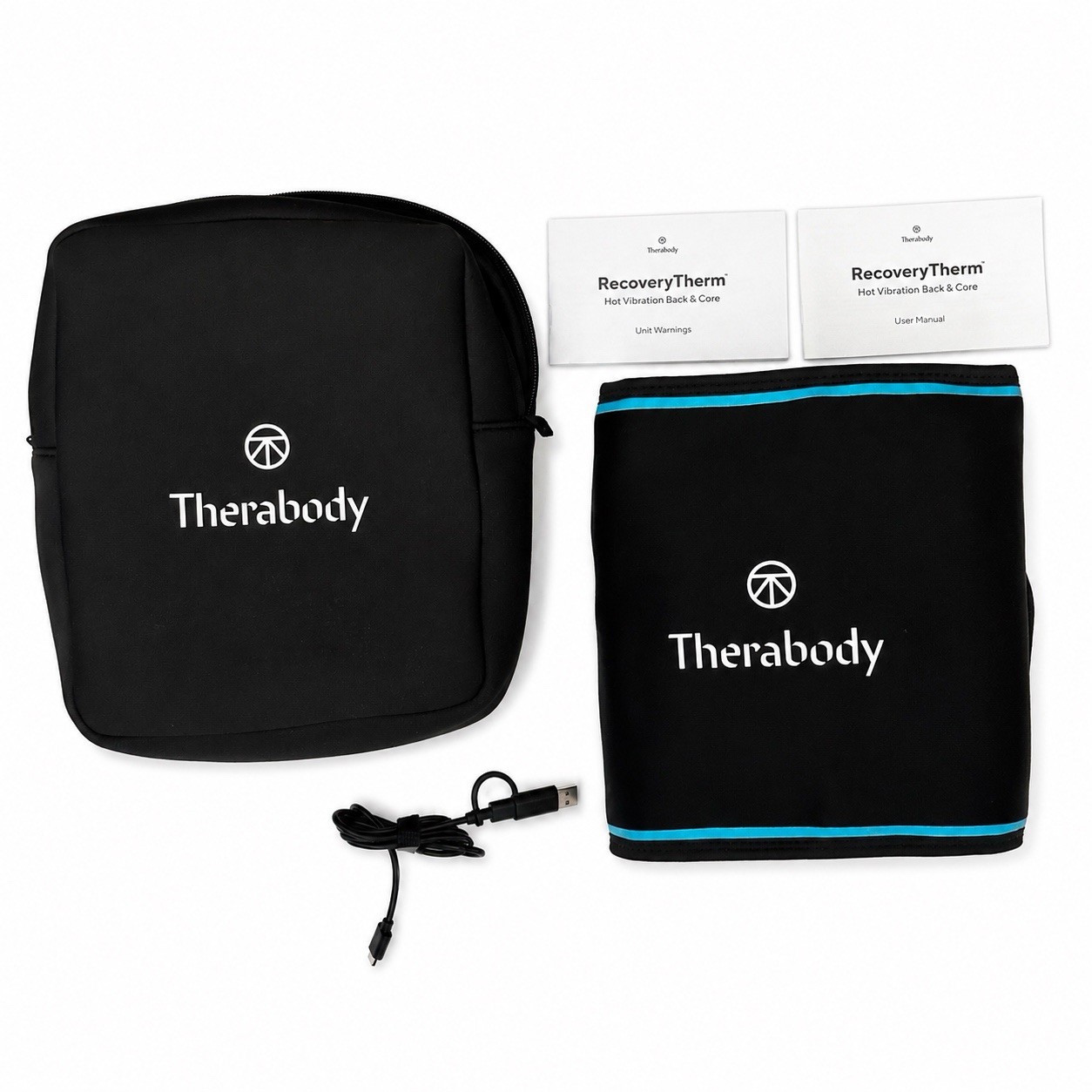 Therabody RecoveryTherm Hot Vibration Back & Core Wrap Massager Case Tested