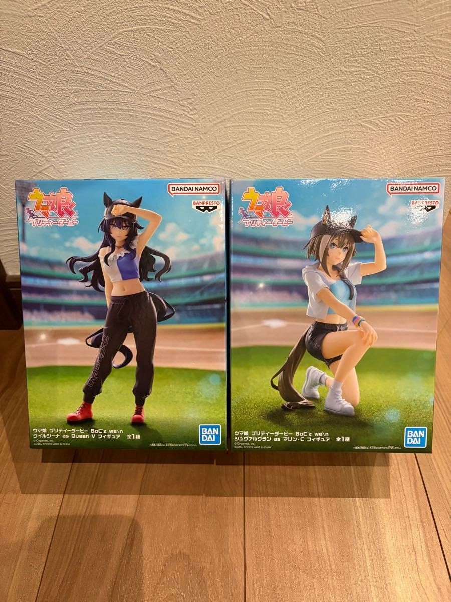 Uma Musume BoC'z we Cheval Grand Marine C & Vilshina Queen V Figure Set of 2