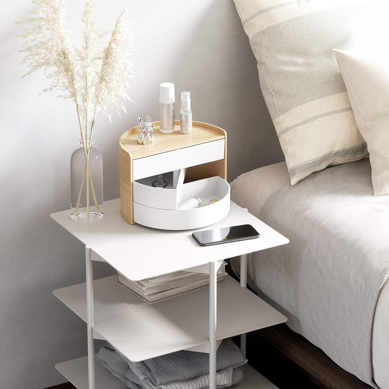 Moona Storage Box White/Natural