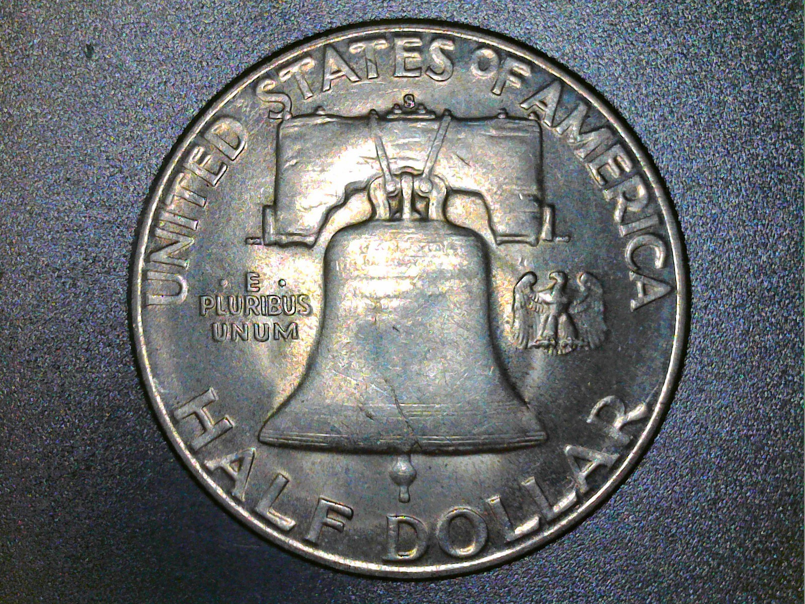 1951 S Franklin Half Dollar 90% Silver Coin Nice
