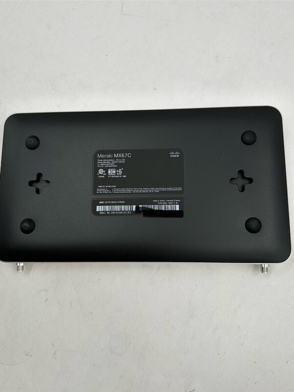 CISCO MERAKI MX67C CLOUD MANAGED LTE SECURITY DEVICE