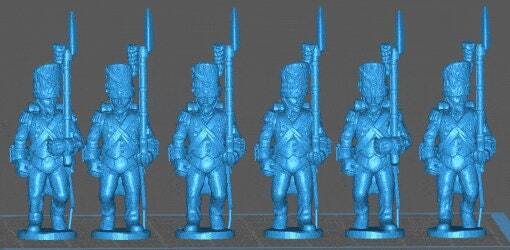 French Line grenadier 1808, loose trousers - Resin 28mm Scale