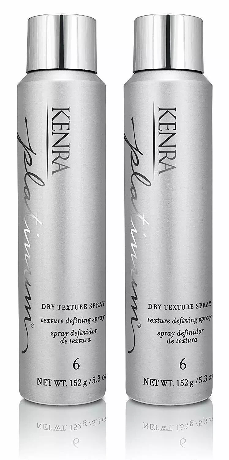 Kenra Platinum Dry Texture Spray #6  5.3 oz -Lot of 2
