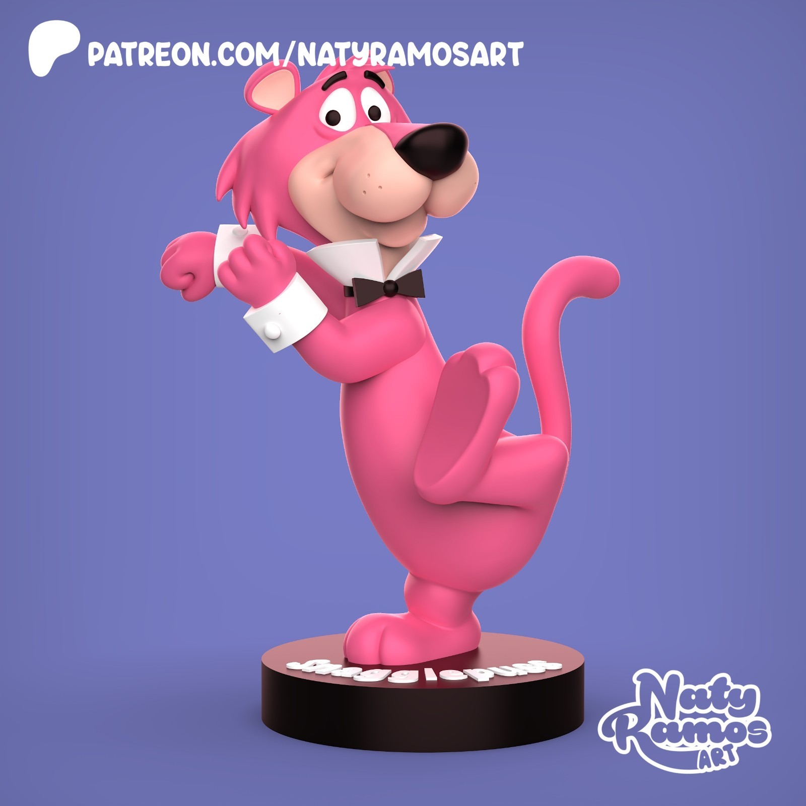 UNPAINTED Snagglepuss 3D Printed Model Kit NR