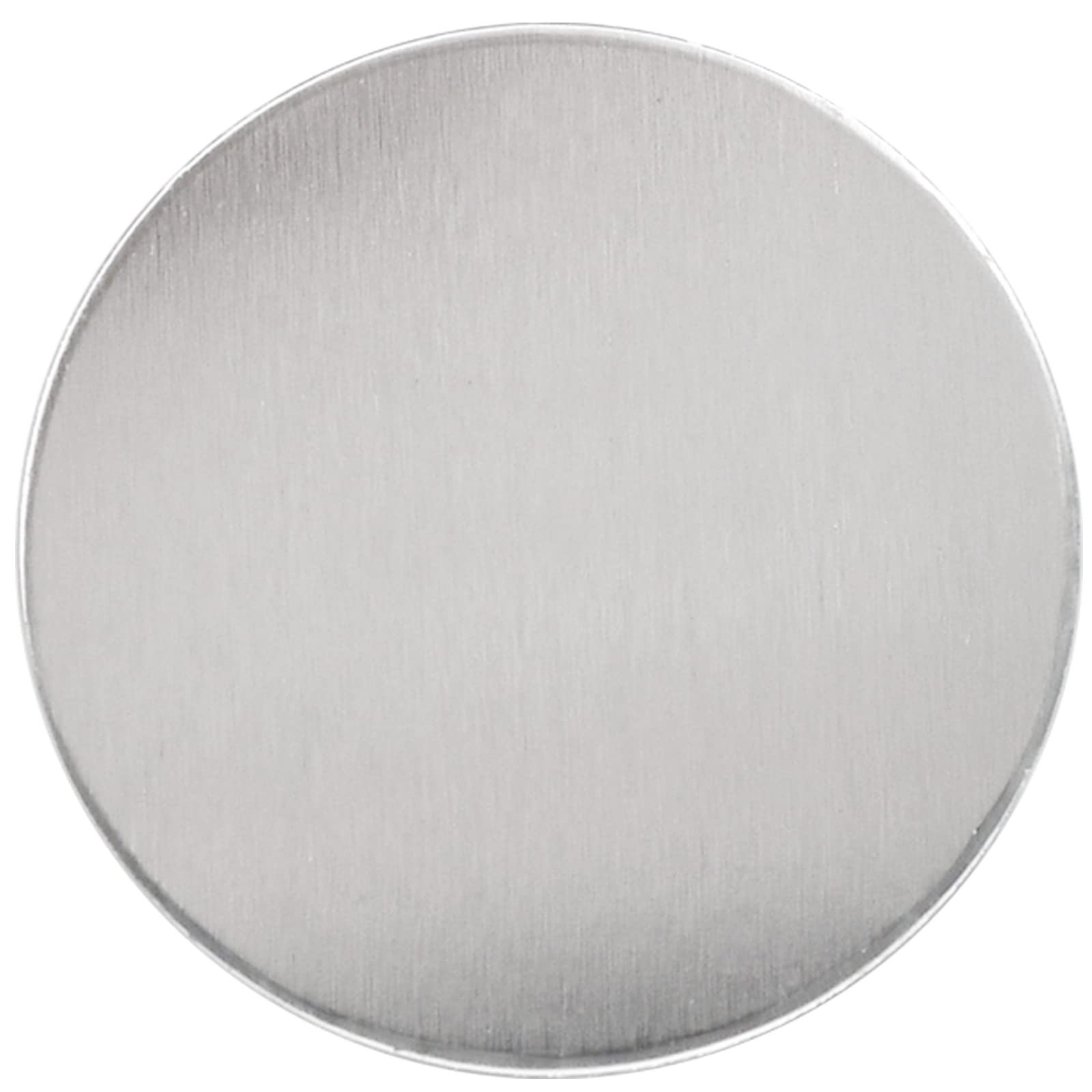 ABBECIAO 1 1/4" Aluminum Stamping Blanks Round Deburred 1 1-4", Silver