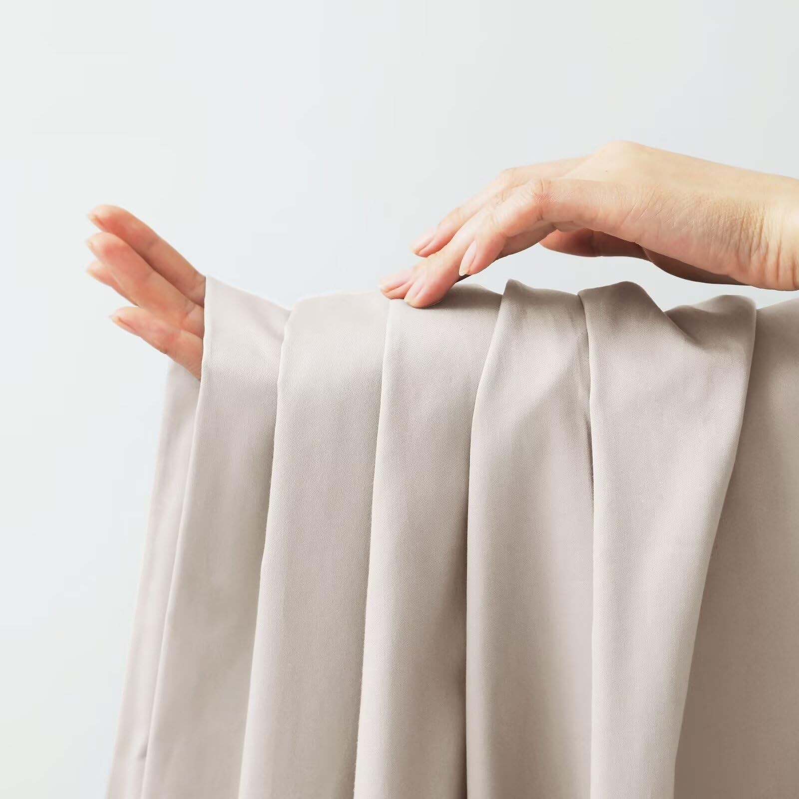 2-Pack Full Flat Sheet 600 Thread Count 100% Egyptian Cotton Beige