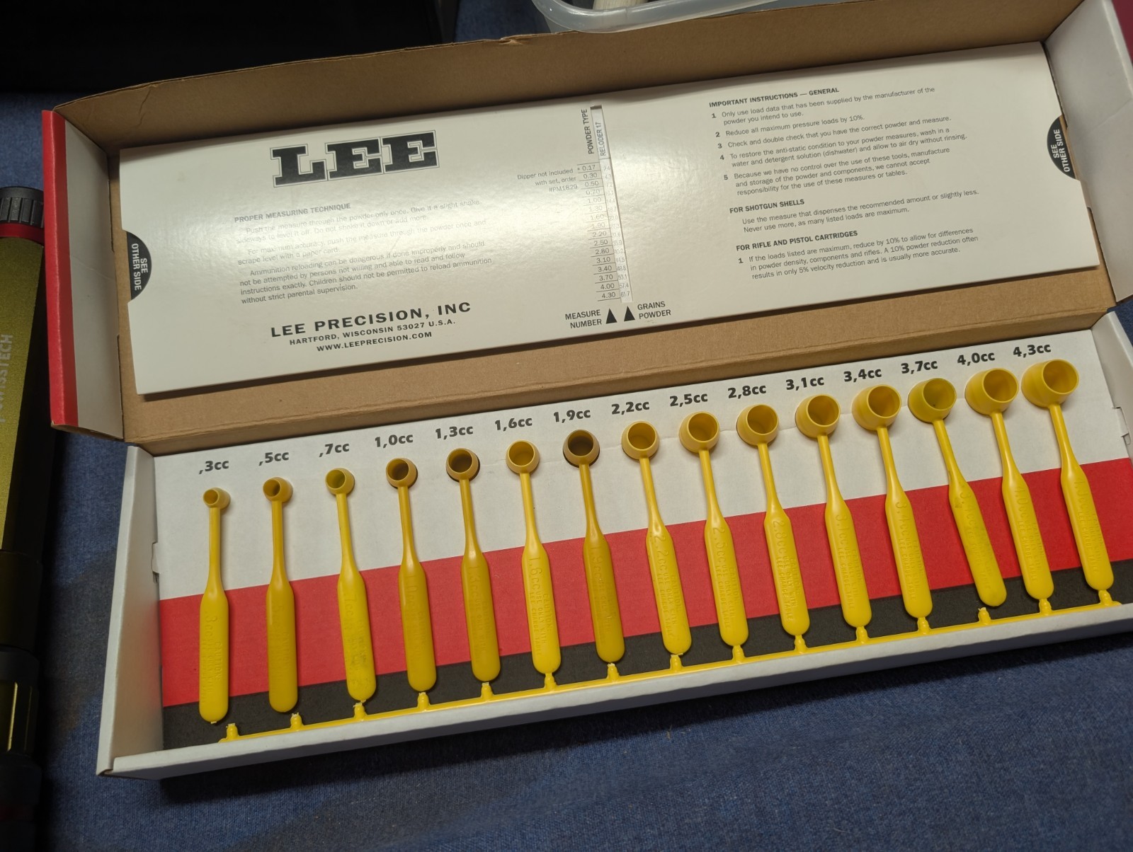 Lee Precision Powder Measure Kit #90100
