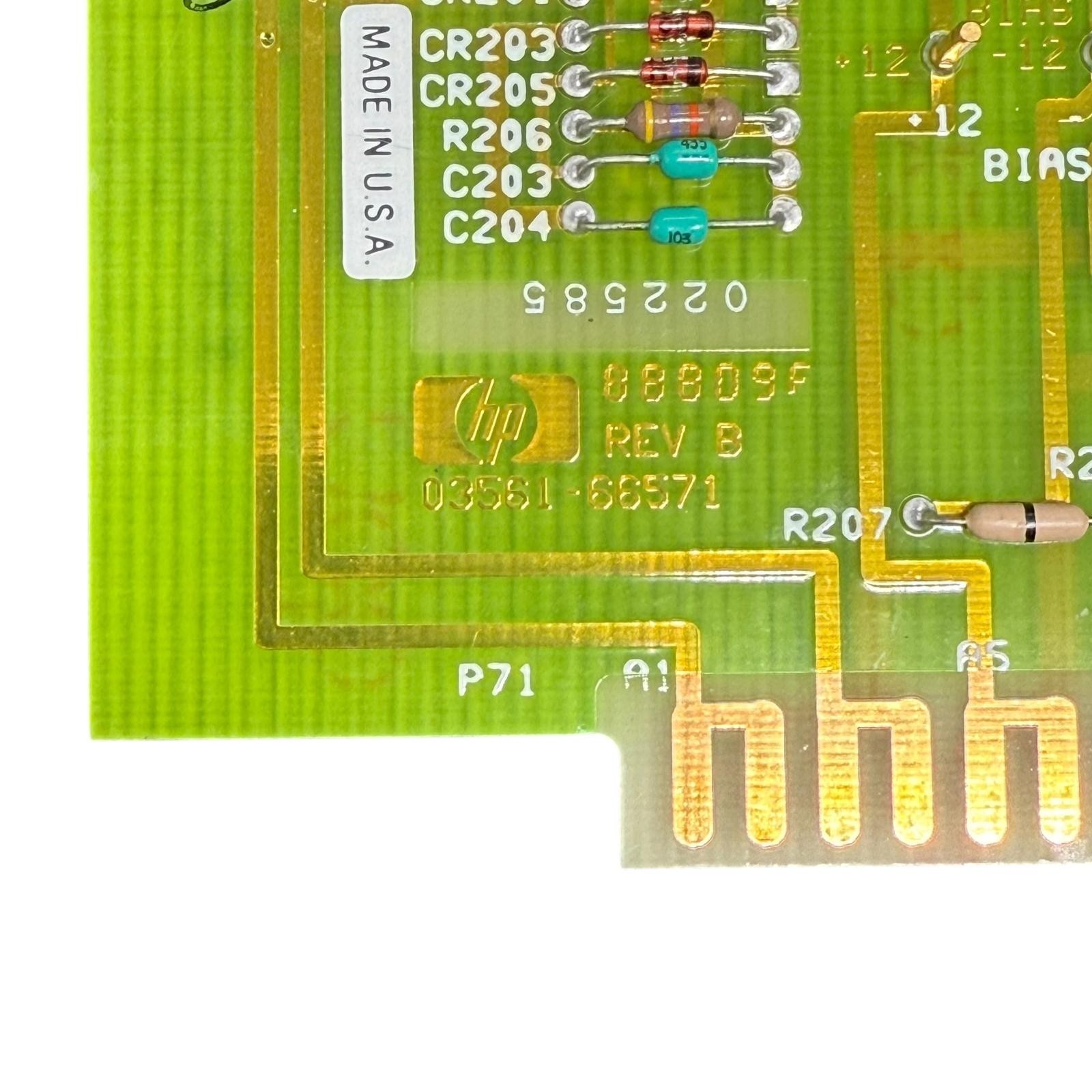 HP 3561A Dynamic Signal Analyser Board 03561-66571