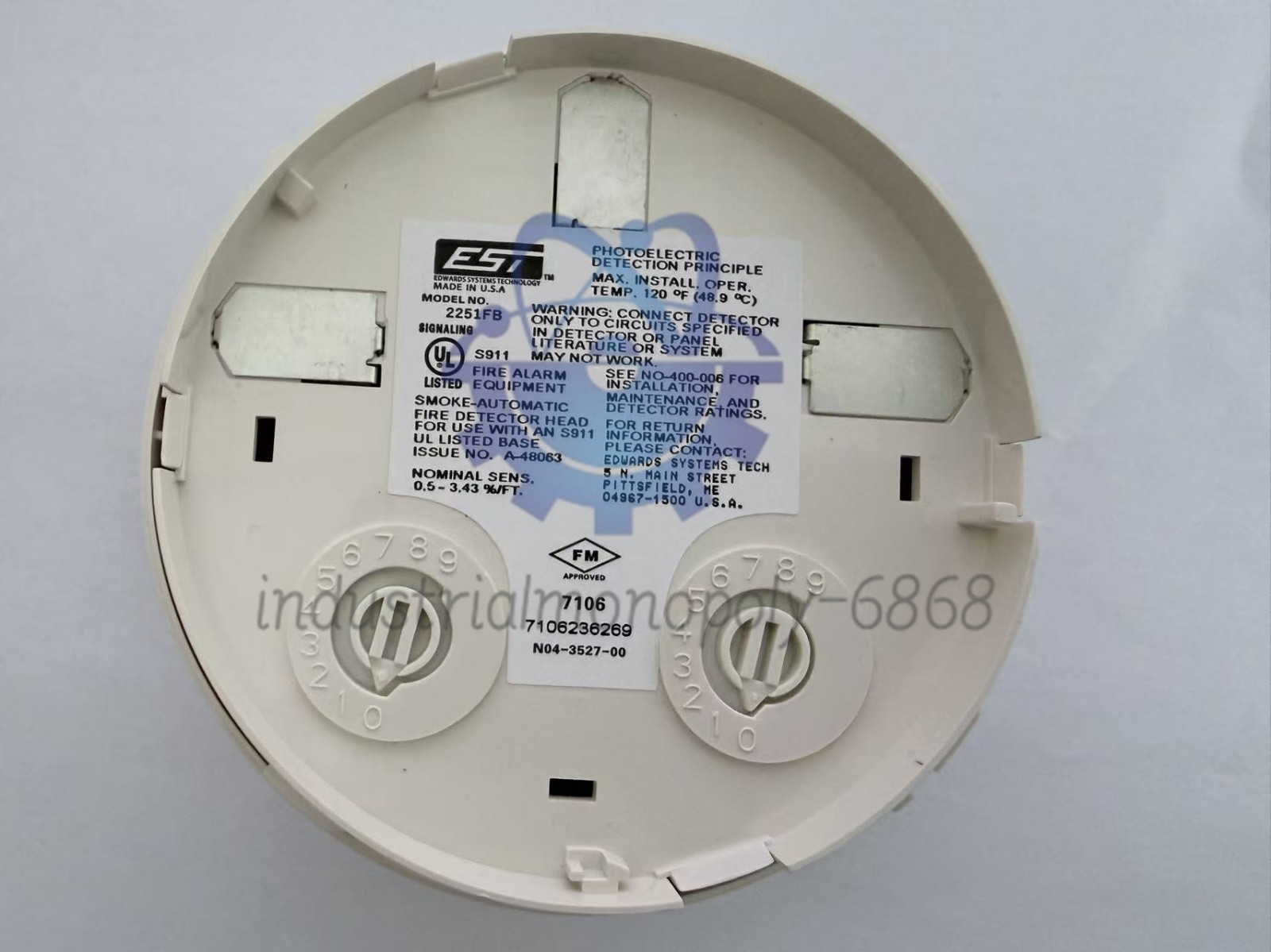 NIB! EDWARDS EST 2251FB PHOTOELECTRIC DETECTOR SAME DAY #
