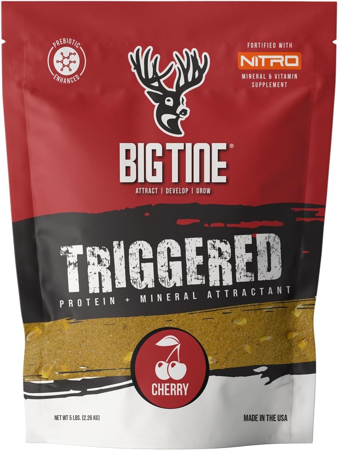 Big Tine Triggered Cherry Feed Attractant 5lbs BT50