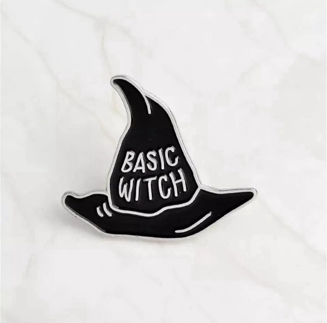Basic Witch Hat Halloween Enamel Pin Cute Spooky
