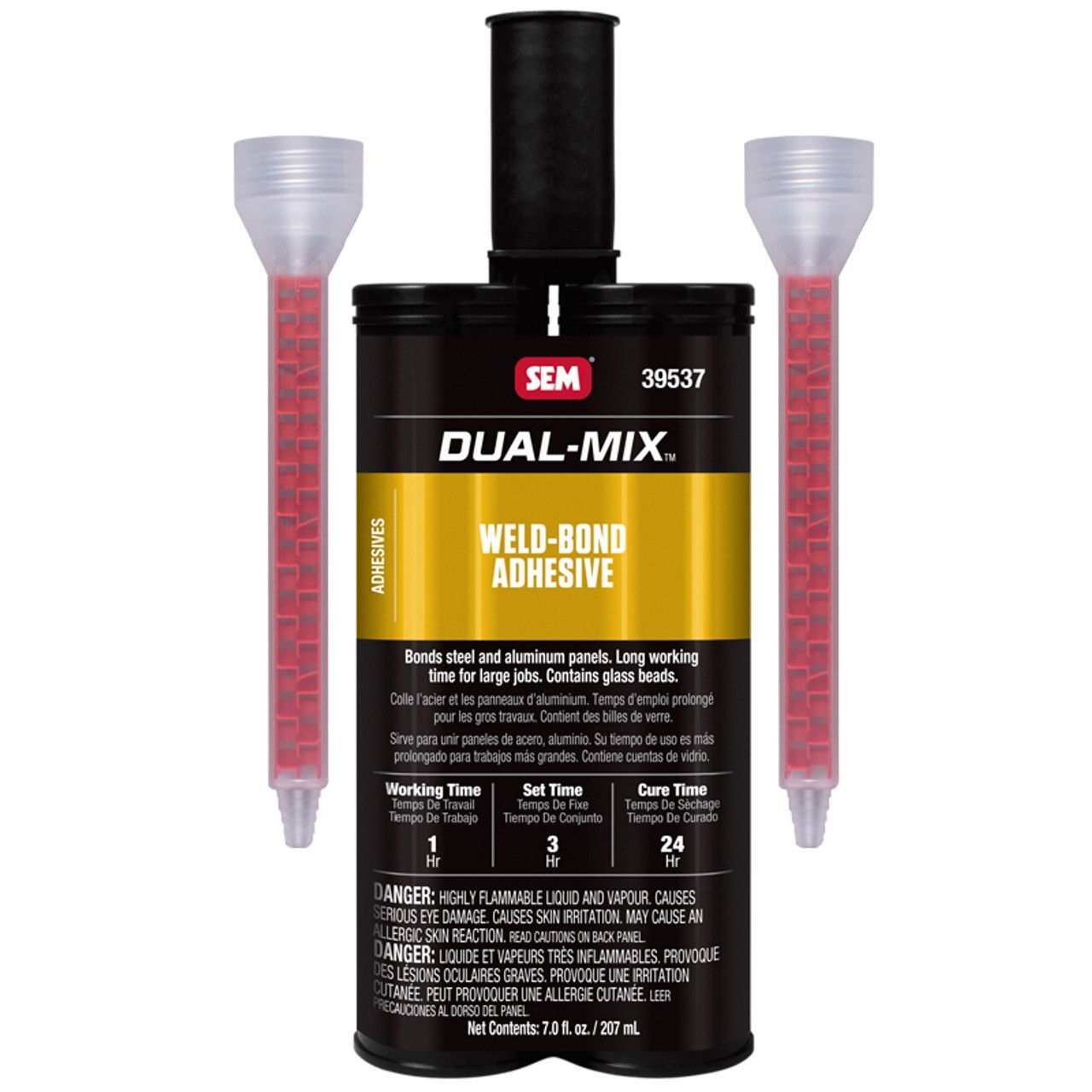 SEM 39537, Weld-Bond Adhesive 7oz Cartridge, Opaque Cream