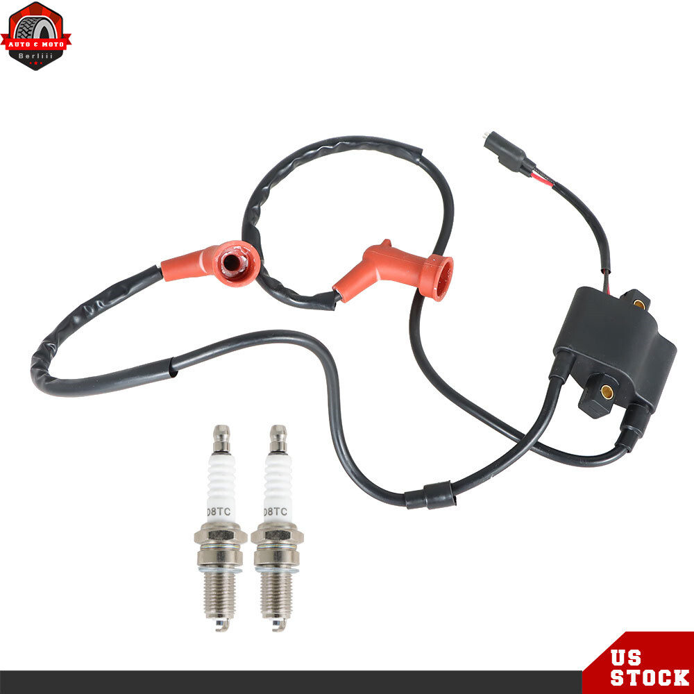 Ignition Coil Spark Plug & Cap For Polaris Sportsman 600 Twin 2004-2005 4010526