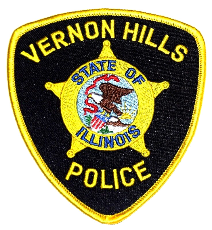 VERNON HILLS – POLICE - ILLINOIS IL Sheriff Police Patch STATE SEAL EAGLE BANNER