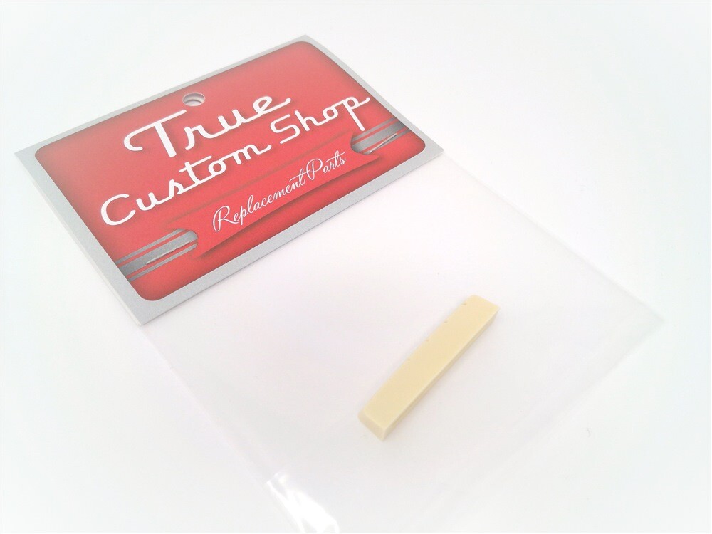 True Custom Shop® Ivory Graphite 6-String Slotted Guitar Nut for Jackson