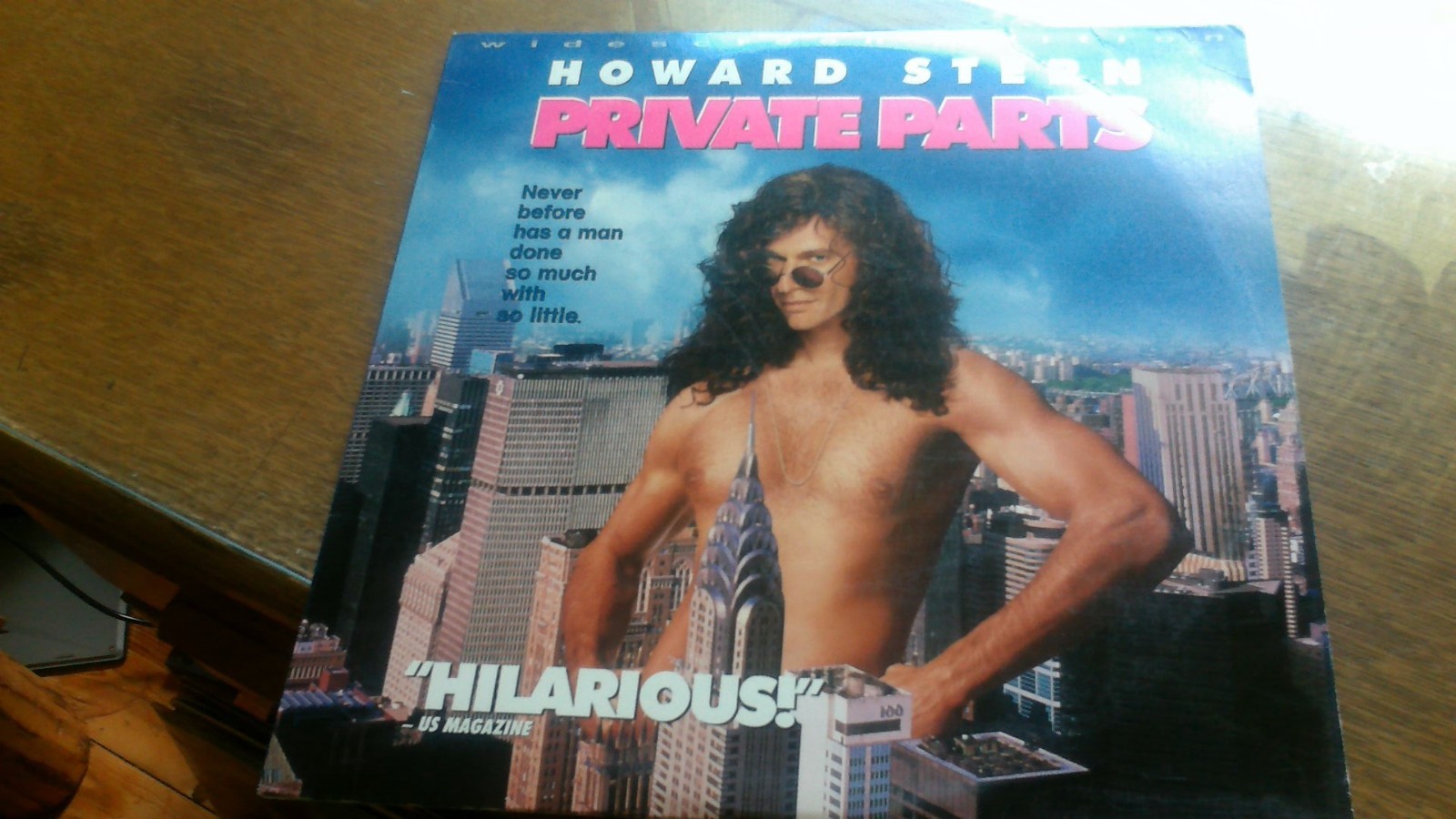Private Parts (Laserdisc) Widescreen HOWARD STERN GREAT FILM RARE! Nm