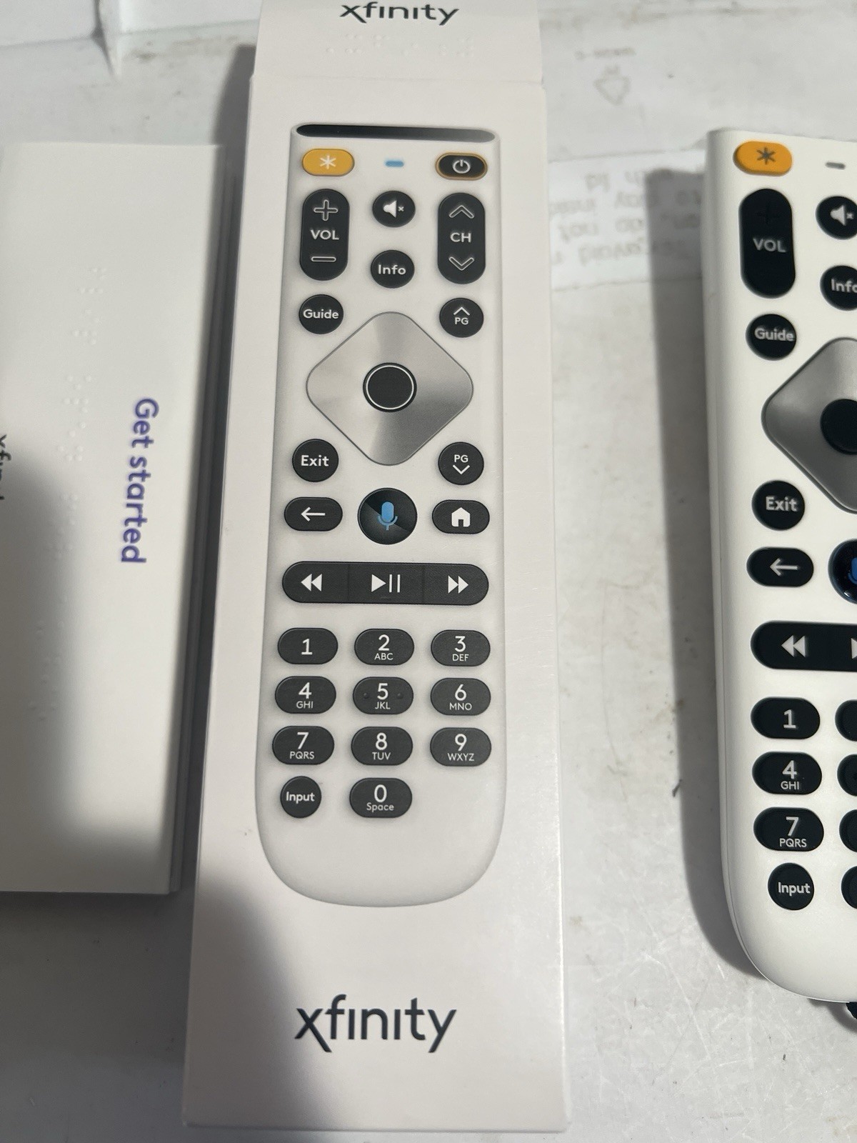 Xfinity XRA Elder Accessibility Large Big Button Voice Remote Control White. New