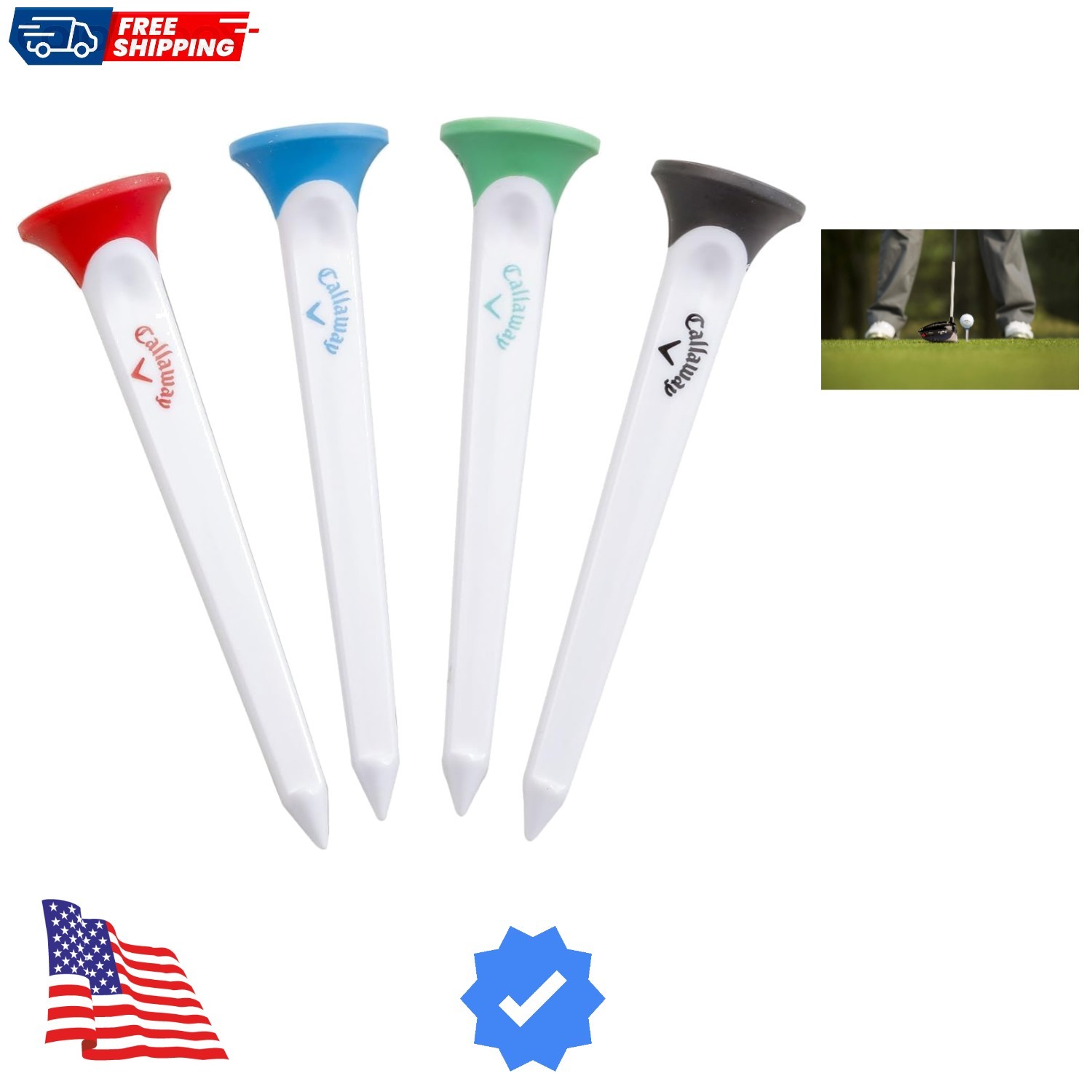 Par Tee Plastic Golf Tees
