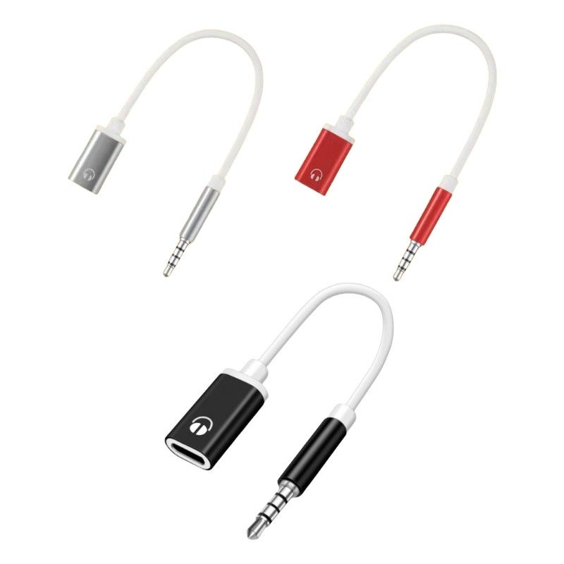 3.5mm Male to Type C Female Jacks Earphone Adapter USB C 3.5mm Sound Cable