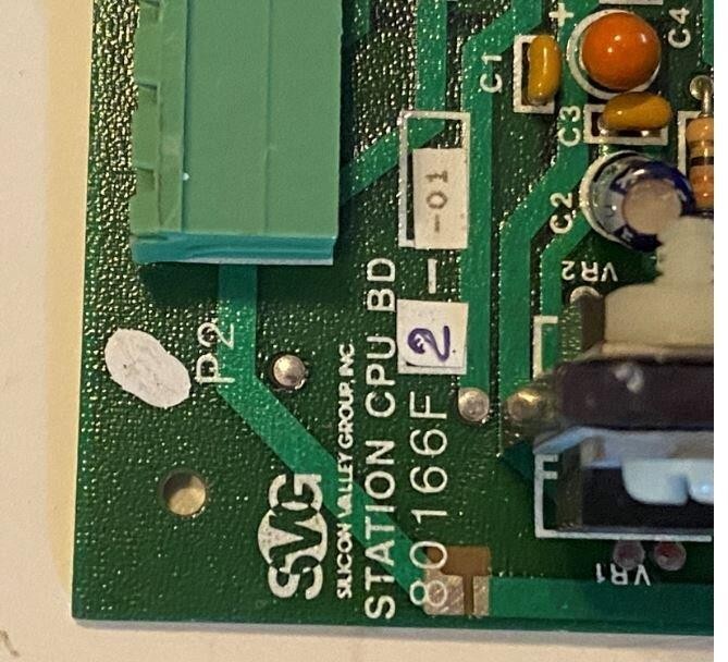 SVG STATION CPU BD 80166F
