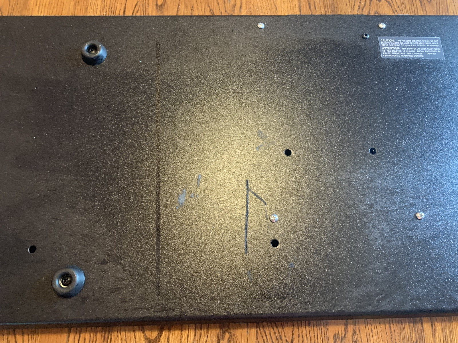 Original Bottom For Moog The Source Synthesizer Bottom Plate OEM
