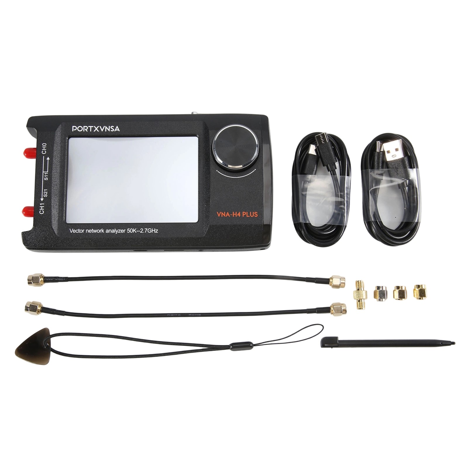 -H4 Plus Portable Vector  Antenna Analyzer 4in IPS LCD Display 9243