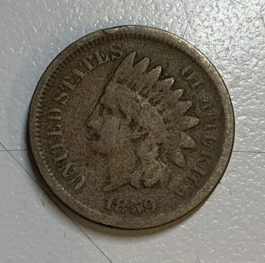 1859 Indian Head Cent see photos ready to ship #496