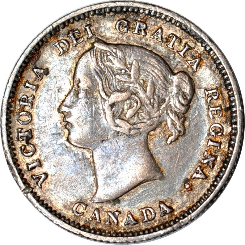 1899 5C Canada Five Cents VF K17163