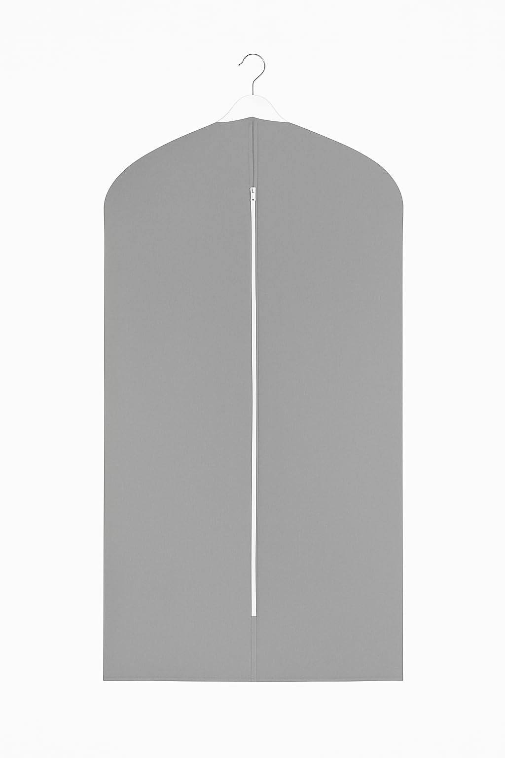Premium 100% Cotton Garment Bags – 40" Gray Canvas Suit Cover with YKK Zipper...