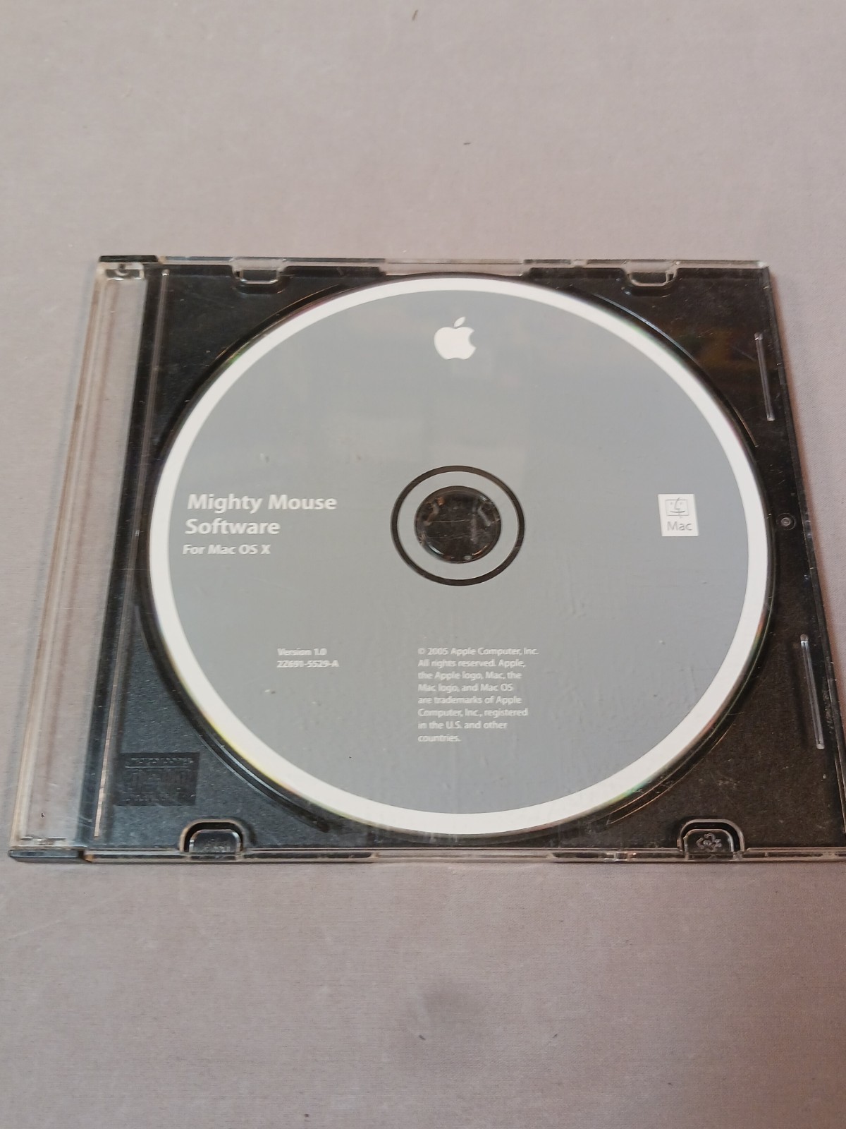 Mighty Mouse Software Install Version 1.0 Apple Software CD Disc