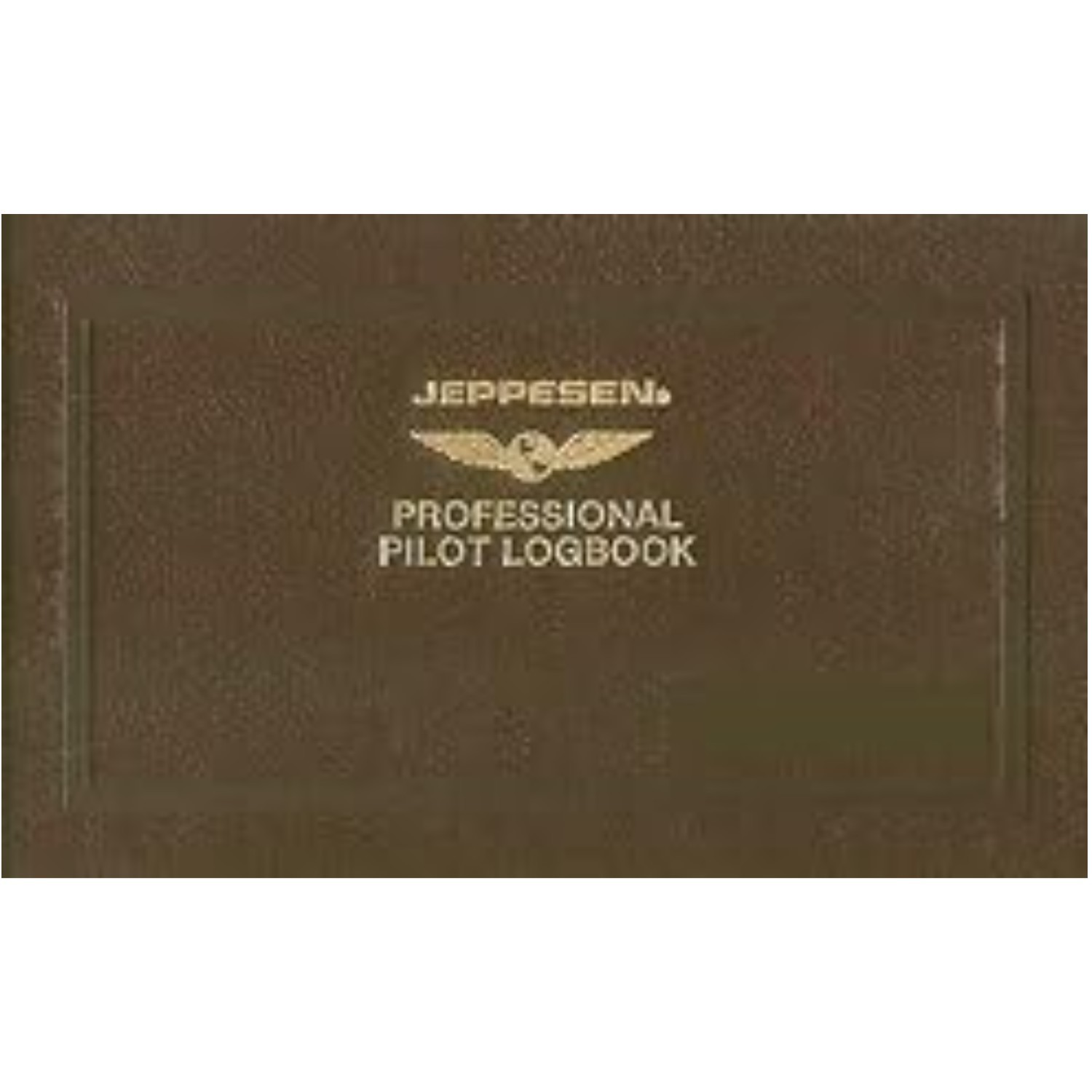 Traditional Brown Leather Pilot Logbook: Ideal for Flight Record-Keeping
